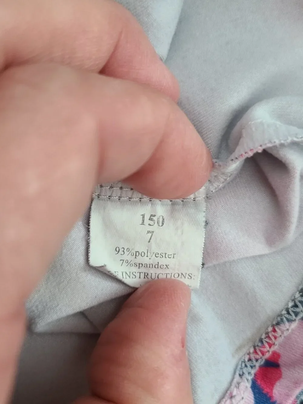 Little Miss Marmalade Girls Floral Bird Dress Pink Gray Size 7 150